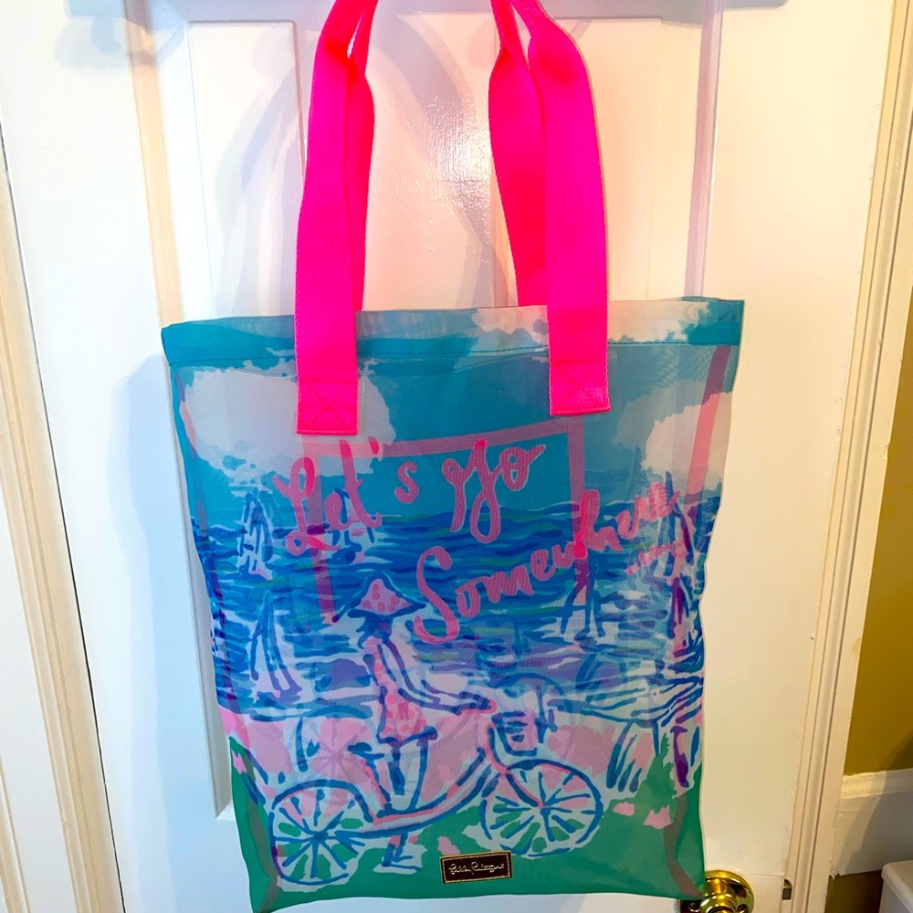 Lilly Pulitzer beach bag